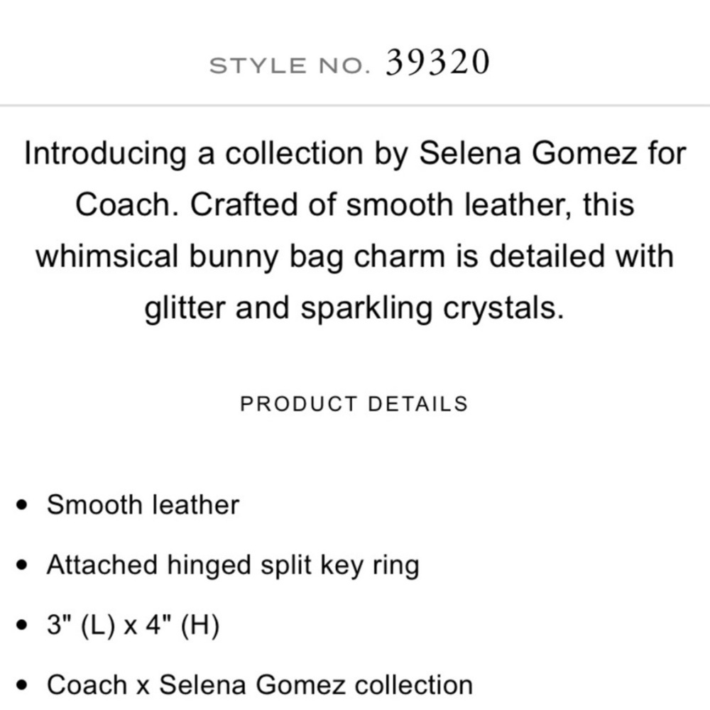 NEW! Coach Taylor Pansy Tote & Selena Gomez Charm! - Picture 15 of 16